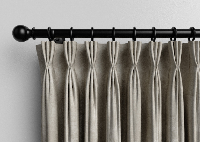 Florence Faux Suede, Taupe Brown - Made to Measure Curtains - Image 11
